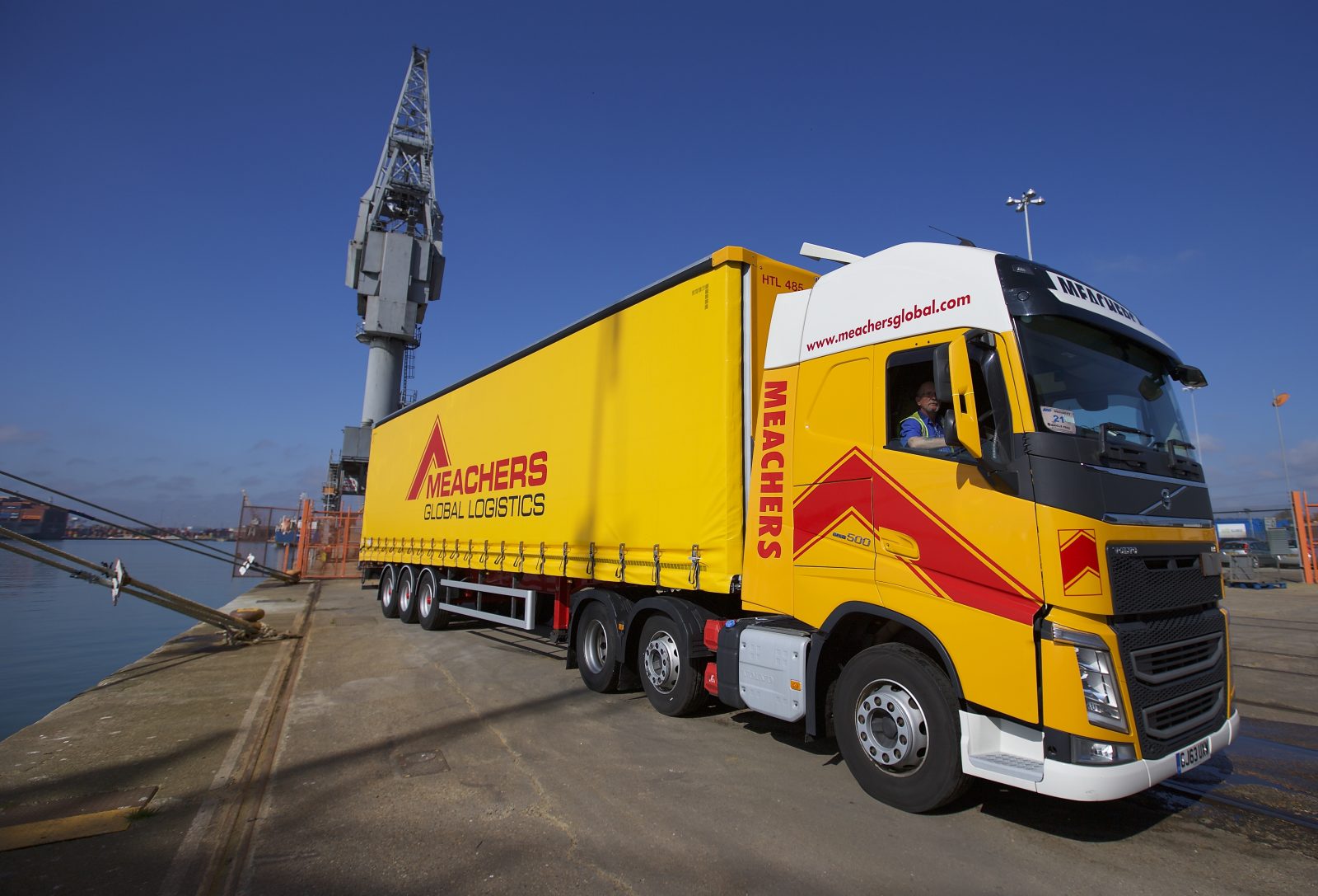 Meachers Global Logistics lorry operating Freight Forwarding solutions