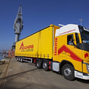 Meachers Global Logistics lorry operating Freight Forwarding solutions